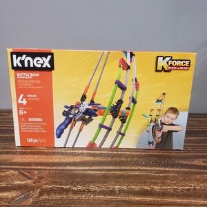 K'NEX Building Set Kids 165pc Battle Bow K-FORCE Build & Blast Orange New 47525